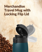 Travel Mug with Locking Flip Lid