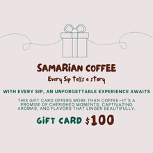 Samarian Coffee Gift Card