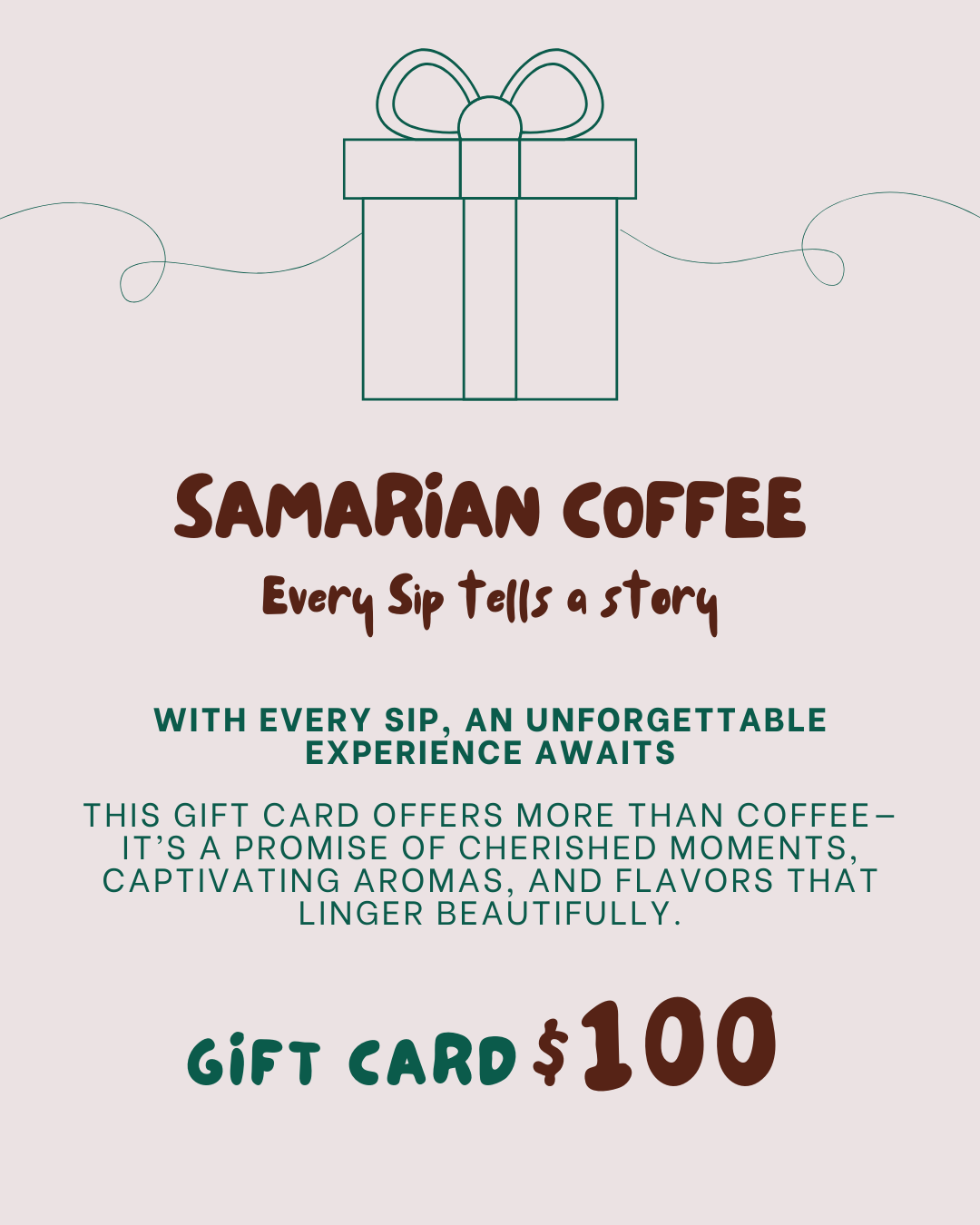 Samarian Coffee Gift Card