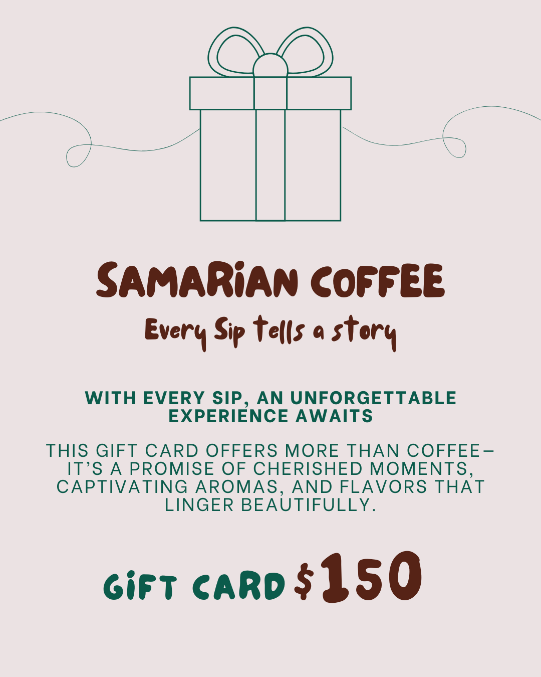 Samarian Coffee Gift Card