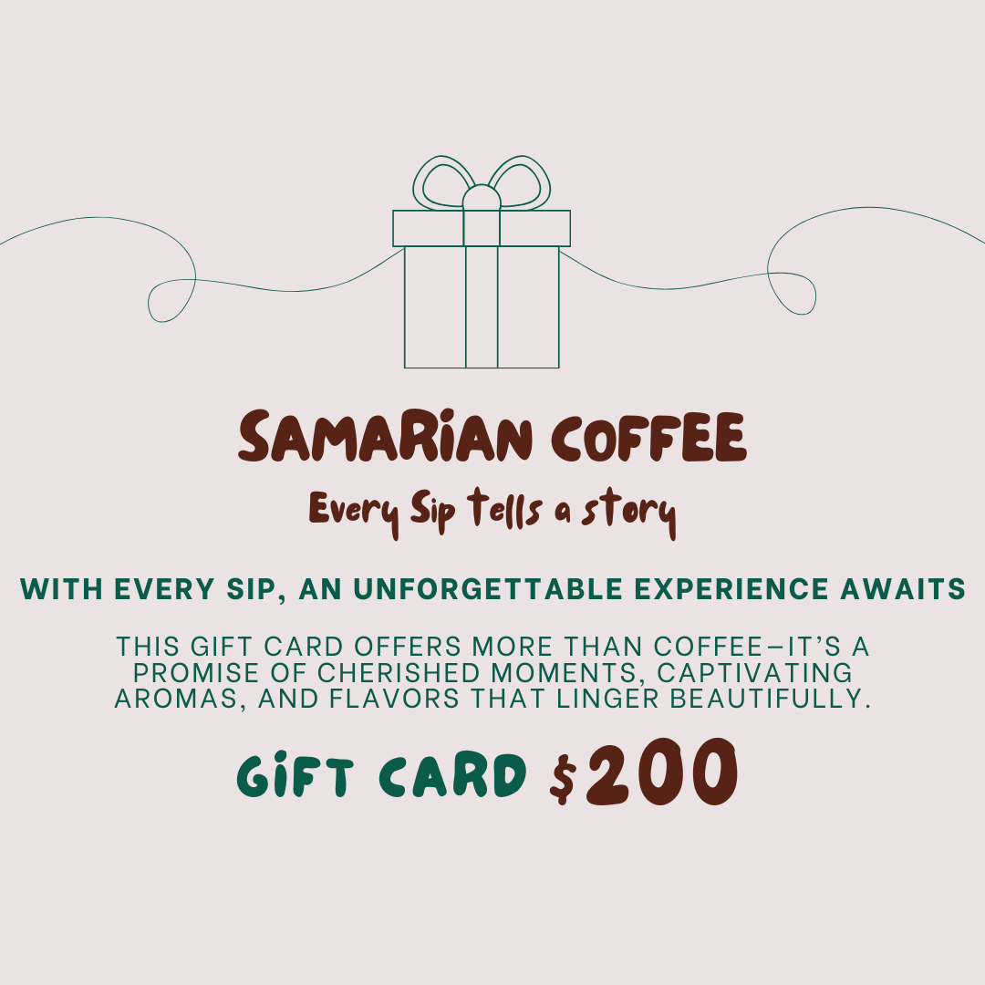 Samarian Coffee Gift Card