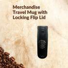 Travel Mug with Locking Flip Lid
