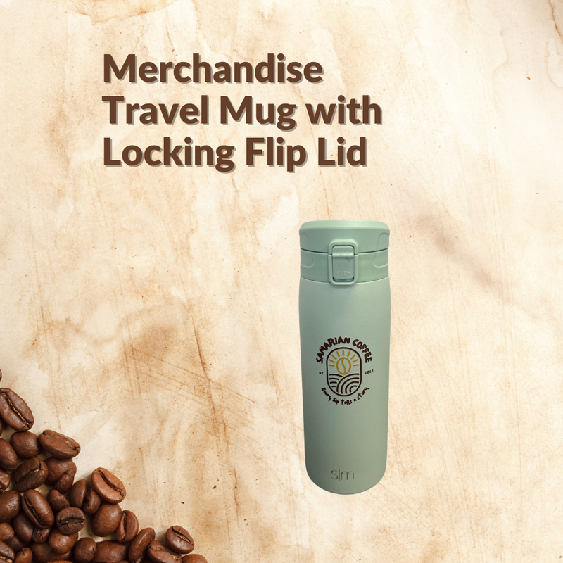 Travel Mug with Locking Flip Lid