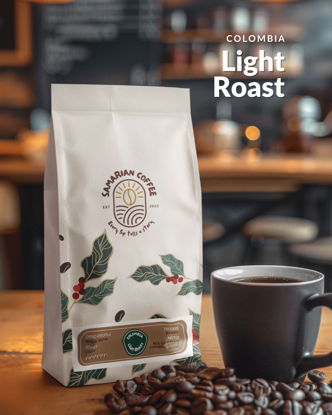 Light Roast Whole Bean